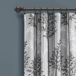 Linear Tree Insulated Blackout Window Curtain Panels - Lush Décor