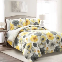 3pc Leah Cotton Duvet Cover Set Yellow/Gray - Lush Décor 17 3pc Leah Cotton Duvet Cover Set Yellow/Gray - Lush Décor -Lush Decor Store GUEST e82ff954 0506 42b9 91e5 a5a0ea30bc80