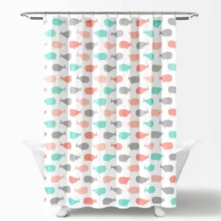 Whale Shower Curtain - Lush Décor -Lush Decor Store GUEST e841489d a2de 4a6b a30f ad28281a4cb8