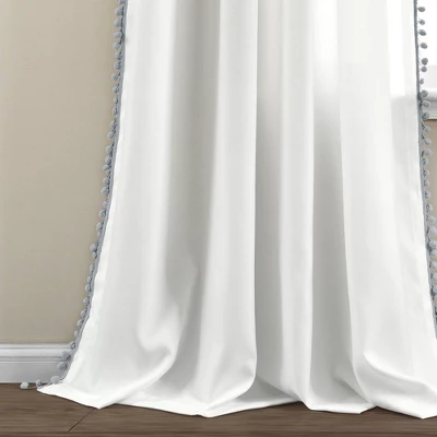 Pom Pom Window Curtain Panel - Lush Décor 5 Pom Pom Window Curtain Panel - Lush Décor - Image 3