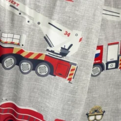 60"x40" 7lbs Kids' Fire Truck Kids' Washable Reversible Weighted Blanket - Lush Décor -Lush Decor Store GUEST e9dc4ff7 bff1 4b99 95da f48fda51c05e