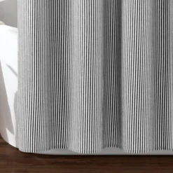 72"x72" Farmhouse Vintage Striped Yarn Dyed Cotton Shower Curtain - Lush Décor -Lush Decor Store GUEST ea916c71 5ac8 46da 9071 d408f9cf4805
