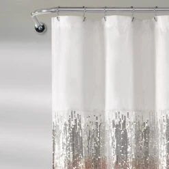 72"x72" Night Sky Shower Curtain - Lush Décor