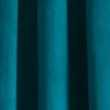 Lush Décor Prima Velvet Solid Light Filtering Grommet Window Curtain Panels Peacock 38X95 Set
