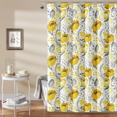 Poppy Garden Shower Curtain - Lush Décor 10 Poppy Garden Shower Curtain - Lush Décor - Image 8