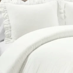 Lush Decor 3pc Ella Ruffle Comforter Bedding Set White -Lush Decor Store GUEST f00c6dec 8cf4 4ed5 8fc6 ab45b25be428