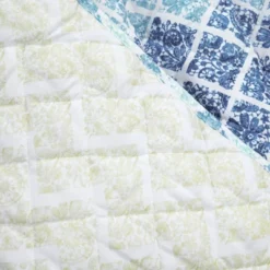 50"x60" Medallion Ombre Throw Blanket Blue/Navy Single - Lush Décor -Lush Decor Store GUEST f13bf9be e0bd 4cc1 9a1b b9a2f8796a0e