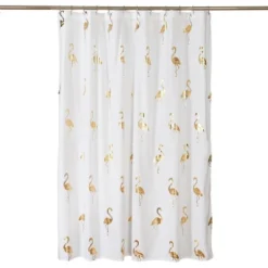 Flamingo Shower Curtain Gold - Lush Décor 9 Flamingo Shower Curtain Gold - Lush Décor -Lush Decor Store GUEST f587a28e 04ab 4ac4 996a b1bc782a3e9c