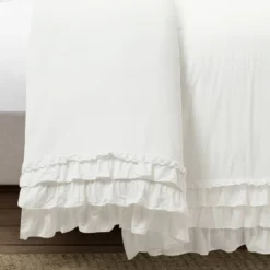 Lush Decor 3pc Ella Ruffle Comforter Bedding Set White -Lush Decor Store GUEST f7823c32 9a1a 4aeb a0a4 3893d97f386a
