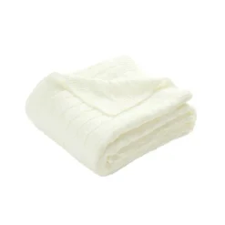 50"x60" Cable Soft Knitted Throw Blanket With Border - Lush Décor -Lush Decor Store GUEST fa98ae55 0253 444a bfac 0c9398811d29