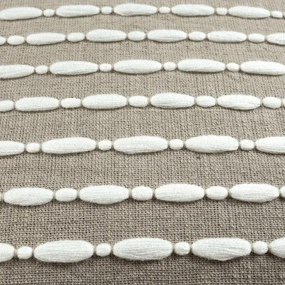 20"x20" Oversize Linear Family-Friendly Cotton Pillow Cover With Tassel - Lush Décor 7 20"x20" Oversize Linear Family-Friendly Cotton Pillow Cover With Tassel - Lush Décor - Image 5