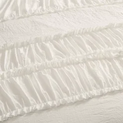 White Nova Ruffle Comforter Set - Lush Décor -Lush Decor Store GUEST fe4f3bbc 7a07 4085 b51c 7bb59d098ae1